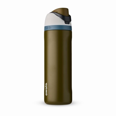 Owala 24oz FreeSip® Water Bottles Green | 5603-MPGJS